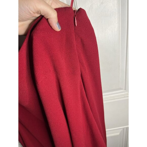 Dress the Population NEW NWT Red Heidi One Shoulder Dress Size Medium Woman’s - Picture 9 of 10